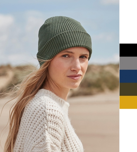 Beechfield: Strickm�tze Organic Cotton Waffle Beanie Winter Fr�hlings B52N TOP