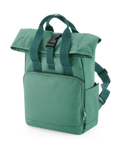 Bagbase: Recycled Mini Twin Handle Roll-Top Backpack Rucksack bedruckbar BG118S 