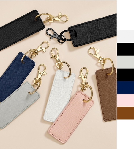 Bagbase Boutique Key Schl�sselanh�nger Lederoptik Saffiano bedruckbar Clip BG744