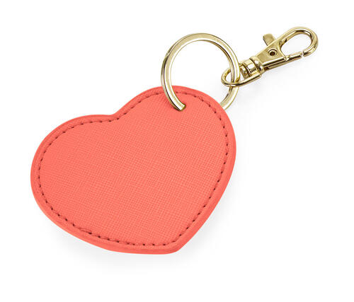 Bagbase: Schl�sselanh�nger Boutique Heart Key Clip Lederoptik bedruckbar BG746 