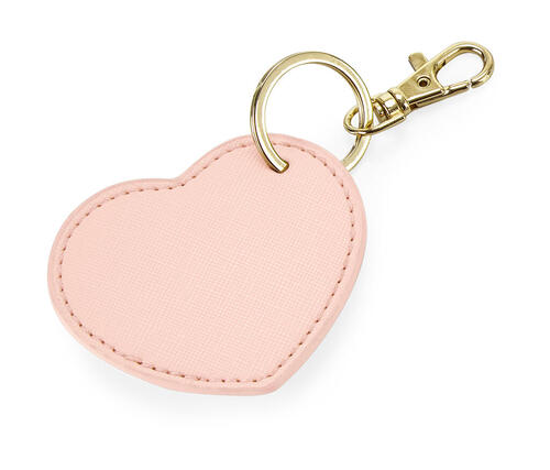 Bagbase: Schl�sselanh�nger Boutique Heart Key Clip Lederoptik bedruckbar BG746 
