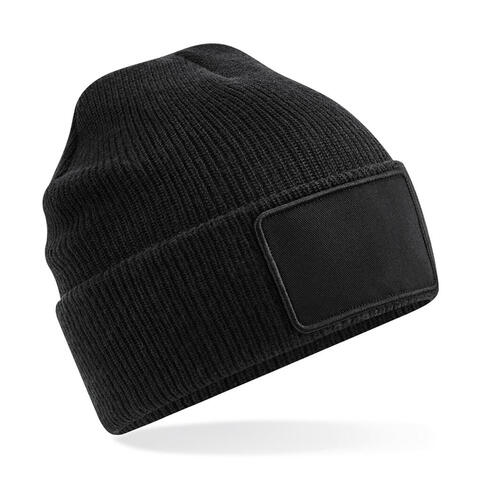 Beechfield: BEANIE Removable Patch Thinsulate bedruckbar Soft Touch Klett B540 