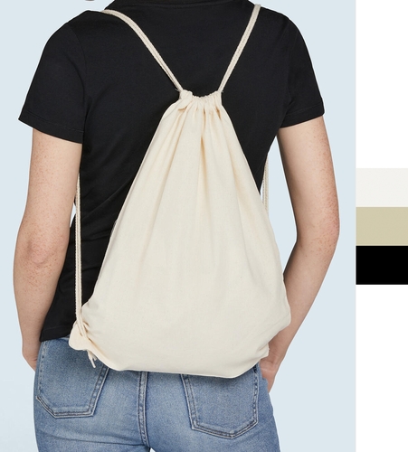 5er Pack Organic Cotton Drawstring Backpack