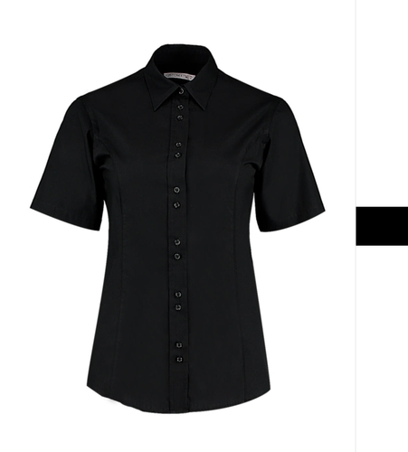 Kustom Kit Damen City Business Bluse Baumwolle pflegeleicht KK387 NEU