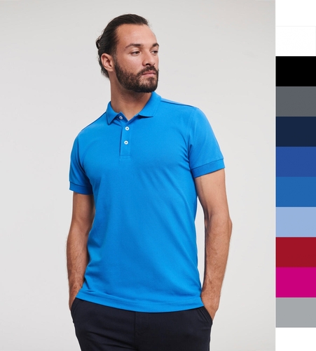 3er Pack Mens Fitted Stretch Polo