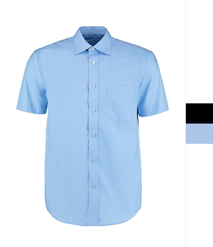 Kustom Kit Herren Business Kurzarm Hemd mit Brusttasche KK102 NEU