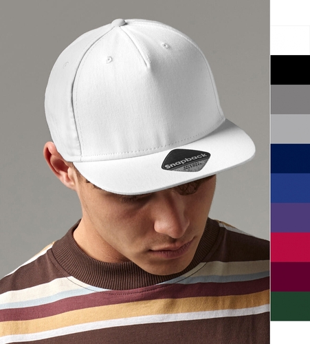 4er Pack 5 Panel Snapback Rapper Cap