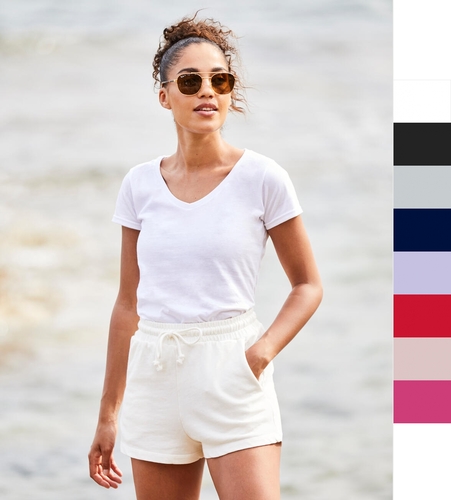 4er Pack Ladies Iconic 150 V Neck T