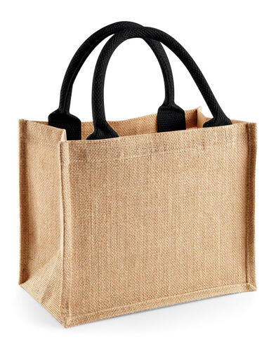 4er Pack Jute Mini Gift Bag 