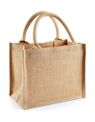 5er Pack Jute Mini Gift Bag 