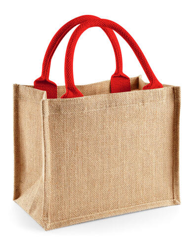 10er Pack Jute Mini Gift Bag 