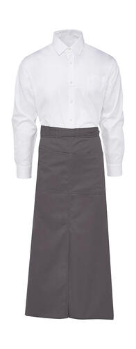 3er Pack BERLIN Long Bistro Apron with Vent and Pocket 