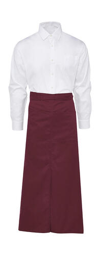 4er Pack BERLIN Long Bistro Apron with Vent and Pocket 