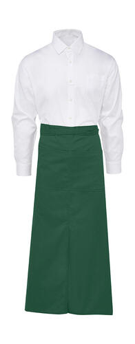 5er Pack BERLIN Long Bistro Apron with Vent and Pocket 