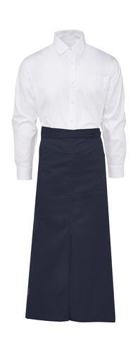 5er Pack BERLIN Long Bistro Apron with Vent and Pocket 