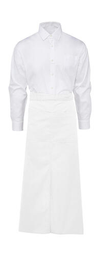10er Pack BERLIN Long Bistro Apron with Vent and Pocket 