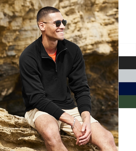 10er Pack Classic Zip Neck Sweat