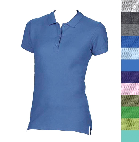 5er Pack Premium Cotton Ladies Double Piqu� Polo