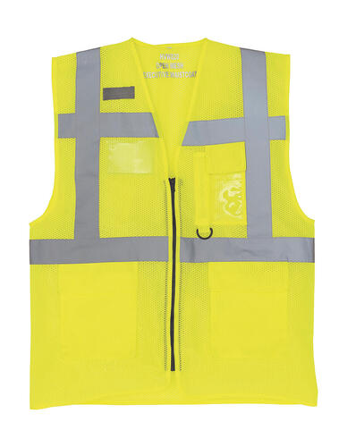 2er Pack Fluo Open Mesh Executive Waistcoat 