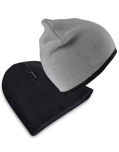 3er Pack Soft Feel Cuffless Reversible Beanie 