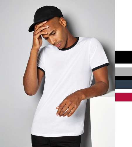 5er Pack Fashion Fit Ringer Tee