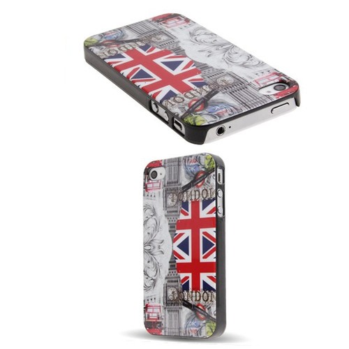 Schutzh�lle Hard Case H�lle f�r Handy iPhone 4 / 4s London