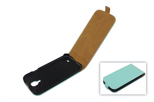 Tasche (Flip Slim) f�r Samsung I9500 Galaxy S4 hellblau