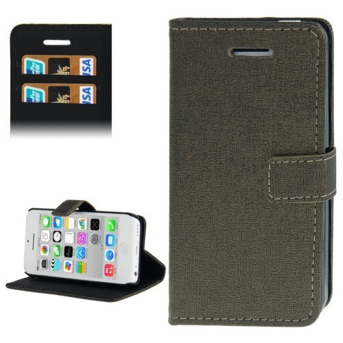 Handyh�lle (Flip Quer) f�r Handy Apple iPhone 5C Bronze