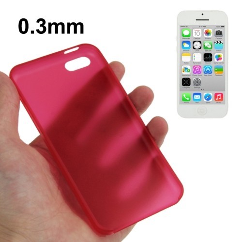 Schutzh�lle Case Ultra D�nn 0,3mm f�r Handy Apple iPhone 5C Rot
