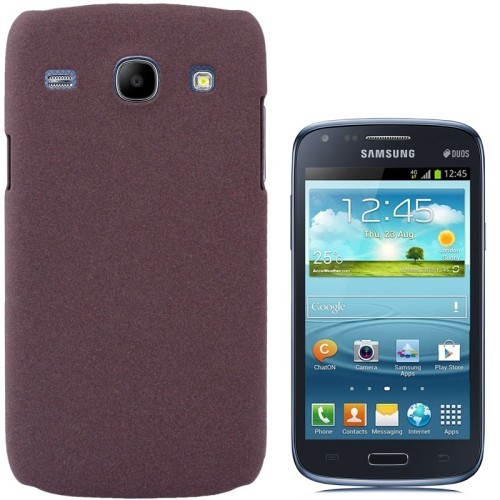 Handyh�lle H�lle f�r Handy Samsung Galaxy Core i8260/i8262 braun/lila