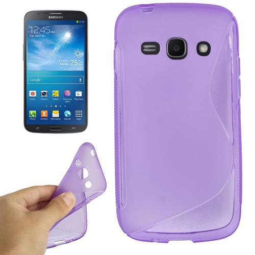 Schutzh�lle TPU Case f�r Handy Samsung Galaxy Ace 3 S7272 lila