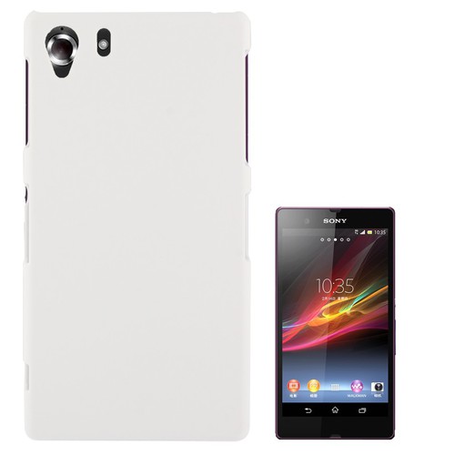 Schutzh�lle Kunststoff-Geh�use f�r Sony Xperia Z1 wei�