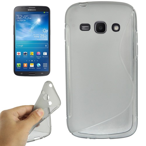 Handyh�lle TPU f�r Samsung Galaxy Ace 3 S7272 grau