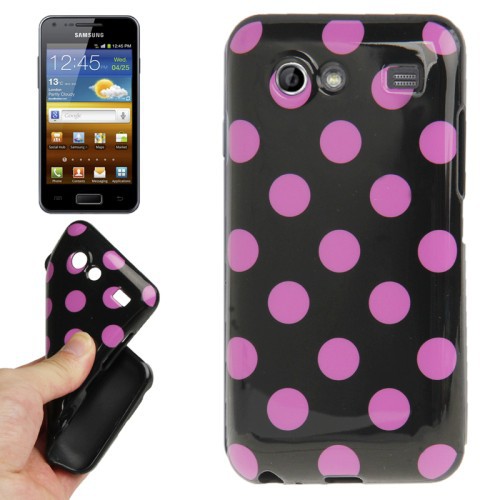 Schutzh�lle f�r Handy Samsung Galaxy S Advance i9070 schwarz/pink