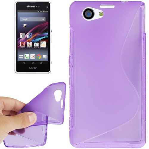 Handyh�lle TPU Case f�r Sony Xperia Z1S / Z1 mini lila
