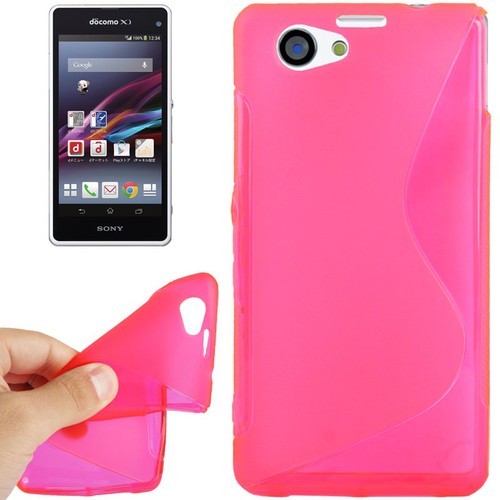 Handyh�lle TPU Case f�r Sony Xperia Z1S / Z1 mini pink