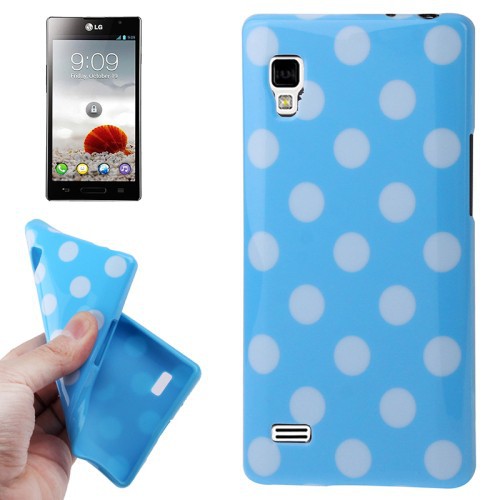 Schutzh�lle TPU Punkte Case f�r Handy LG Optimus L9 / P760
