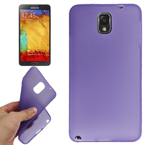 Handyh�lle TPU Schutzh�lle f�r Samsung Galaxy Note 3 / N9000 lila