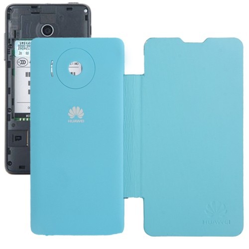Handyh�lle Flip Quer f�r Handy Huawei Ascend Y300 hellblau