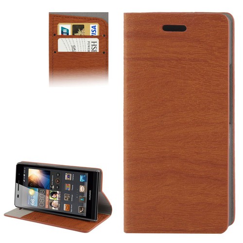 Design Handytasche f�r Huawei Ascend P6 braun
