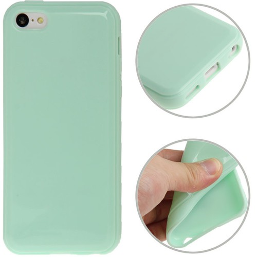 Schutzh�lle TPU f�r Handy Apple iPhone 5C hellgr�n