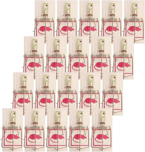 20x Mausefalle Schlagfalle Mausfalle Holzfalle Falle M�use Tierfalle M�usefang