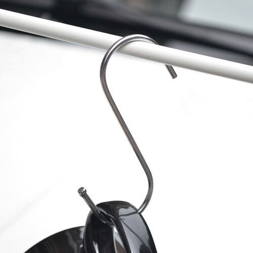 4pcs Small Multifunctional Stainless Steel Hooks Metal S-shaped Hook