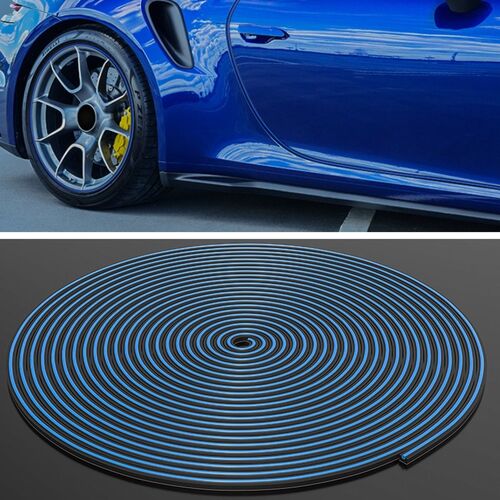 8m Car Wheel Anti-collision Protection Decorative Strip(Blue) 