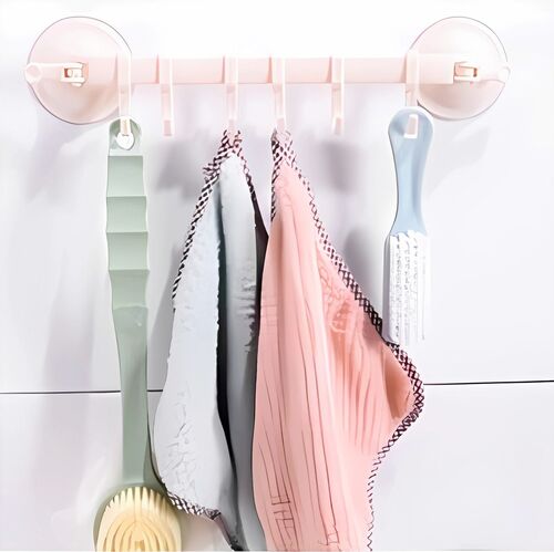 Handtuchhalter ohne Bohren Saugnapf Kunststoff Handtuch Stange Badetuchhalter 