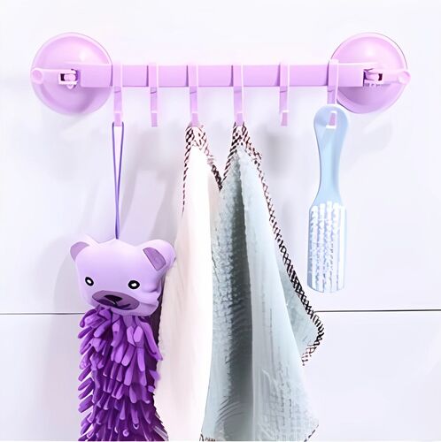 Handtuchhalter ohne Bohren Saugnapf Kunststoff Handtuch Stange Badetuchhalter 