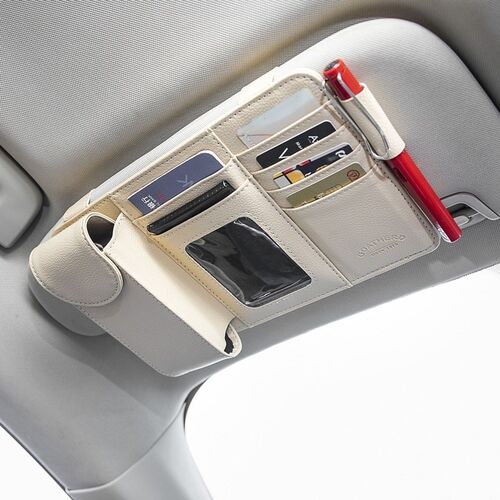 Auto Sonnenblende Organizer Tasche Brille Kfz Sonnenblendentasche Aufbewahrung 