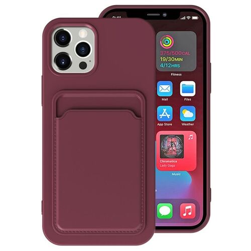 Schutz Handy H�lle f�r iPhone 12 13 14 15 Plus Pro Max Case Cover Kartenfach 