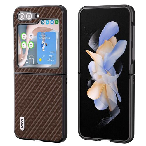 Handyh�lle f�r Samsung Galaxy Z Flip6 Case Cover Braun