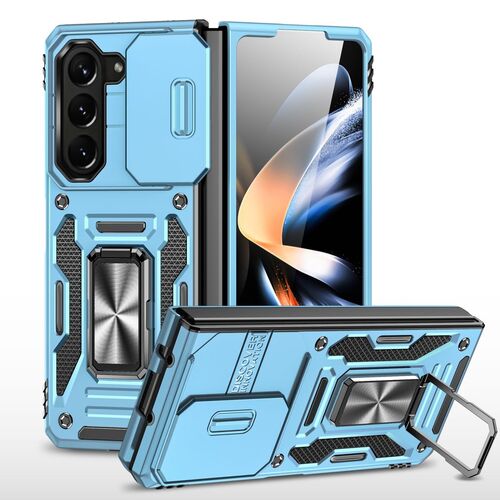 Handyh�lle f�r Samsung Galaxy Z Fold6 Case Cover Hell Blau